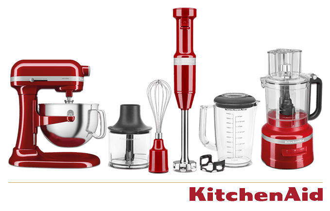 Set da cucina KitchenAid: planetaria, robot da cucina e frullatore a immersione